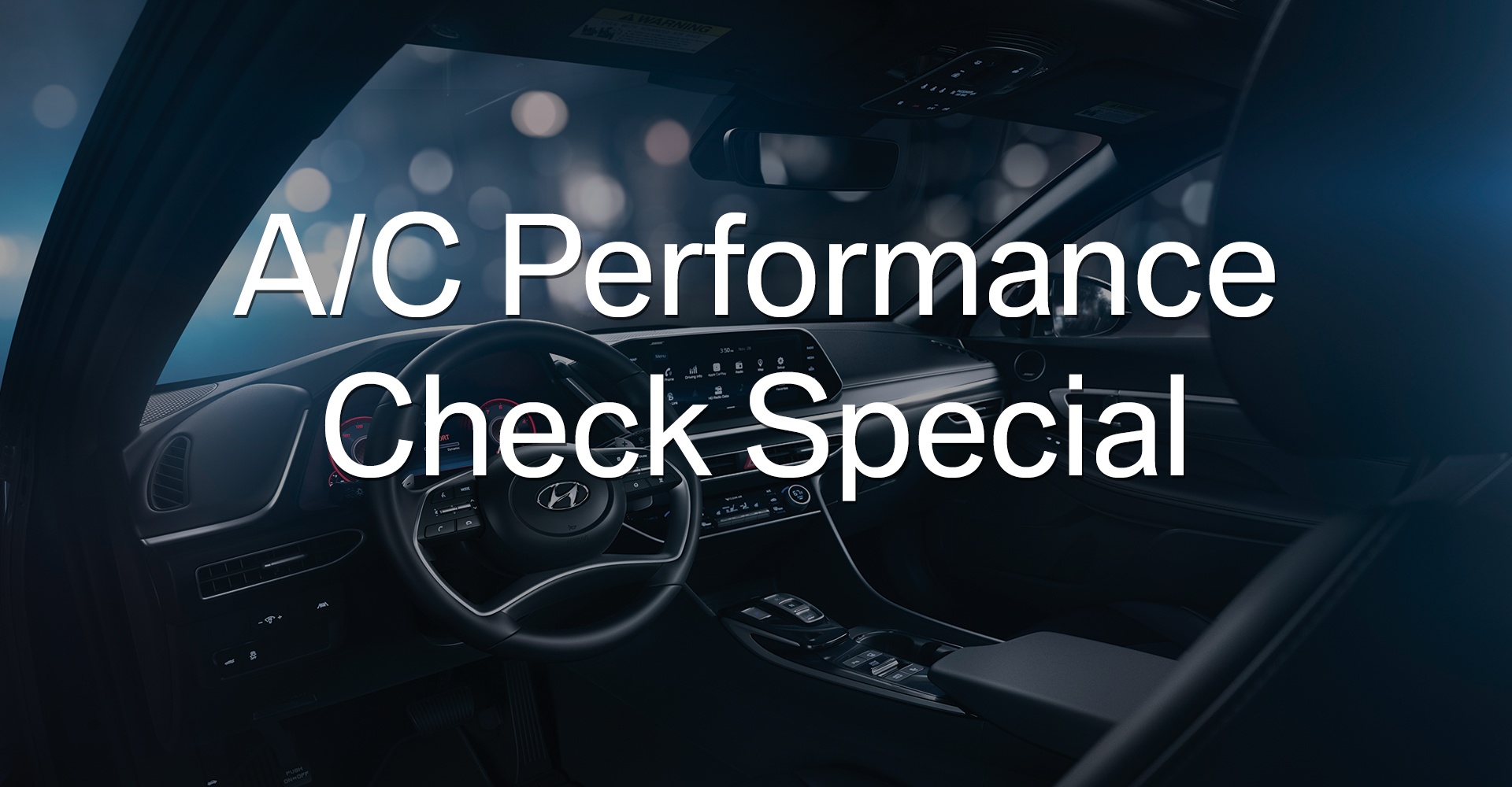AC Performance Check Special AC Performance Check Special