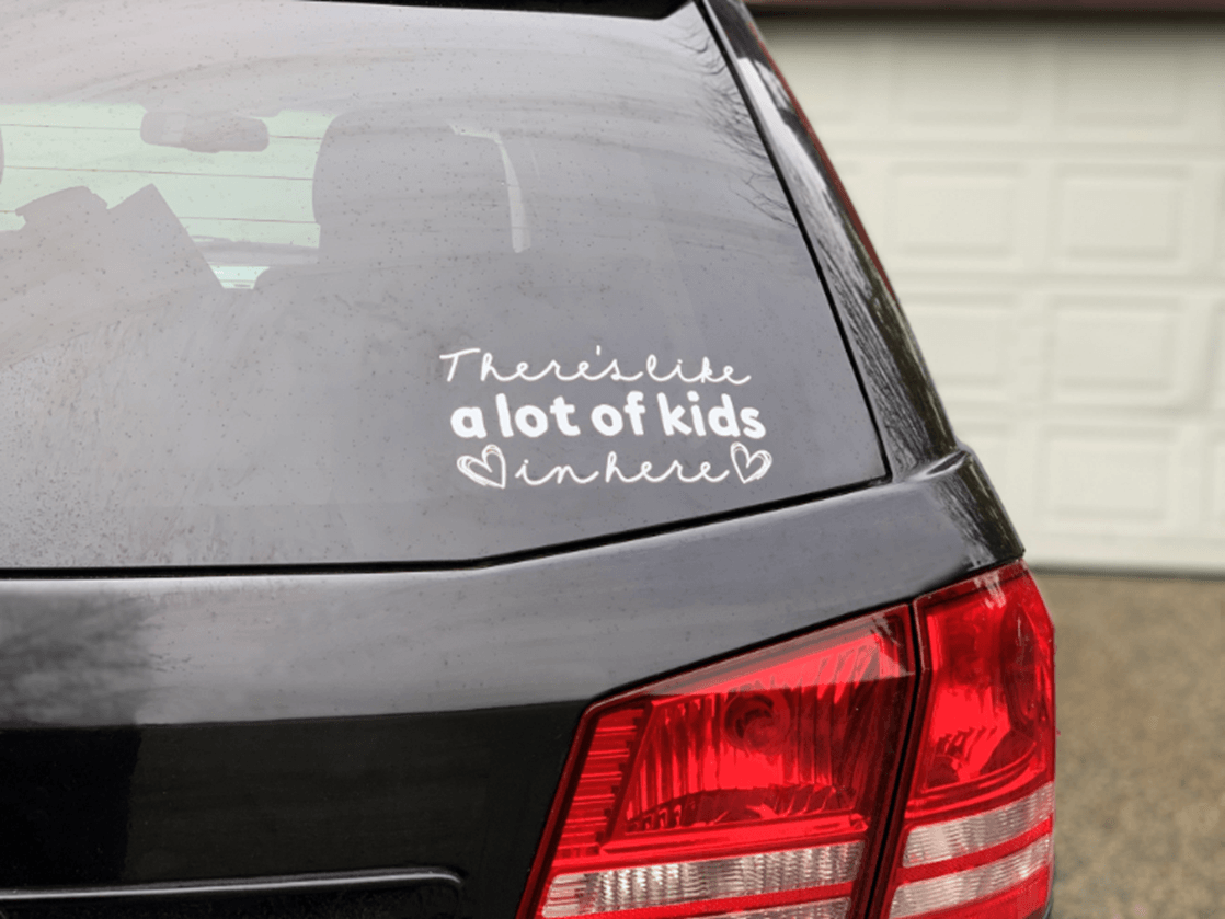 Remove decal sales from car